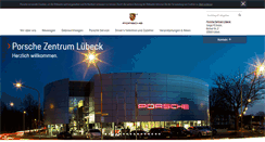 Desktop Screenshot of porsche-luebeck.de